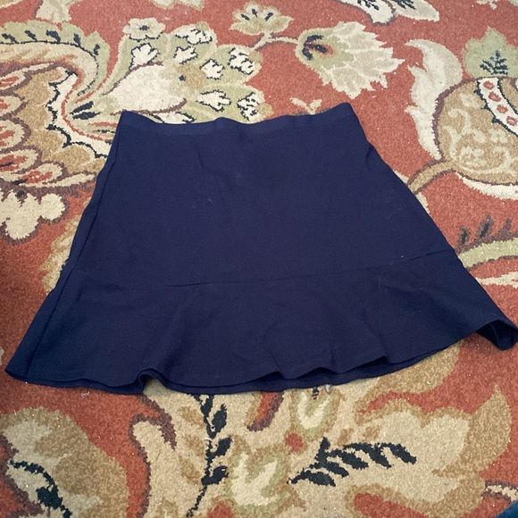 LOFT Dresses & Skirts - Loft size large tall navy skirt